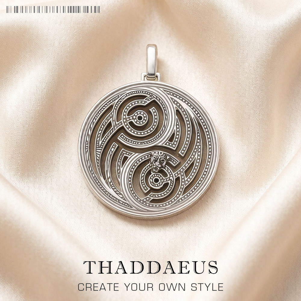 Men'S Accessories Jewelry Brands - Panthère labyrinthe rond pendentif flambant neuf