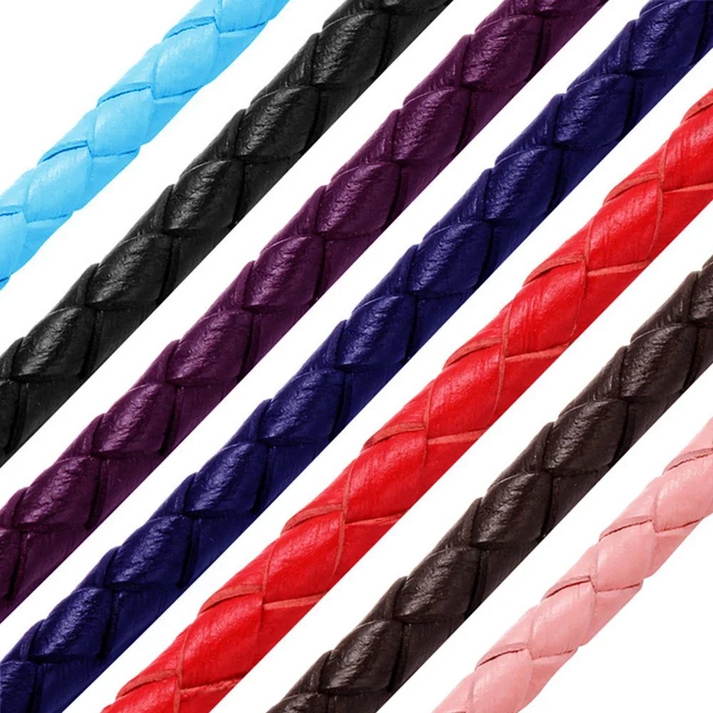 Men'S Accessories On Sale - Corde de 3mm en cuir véritable