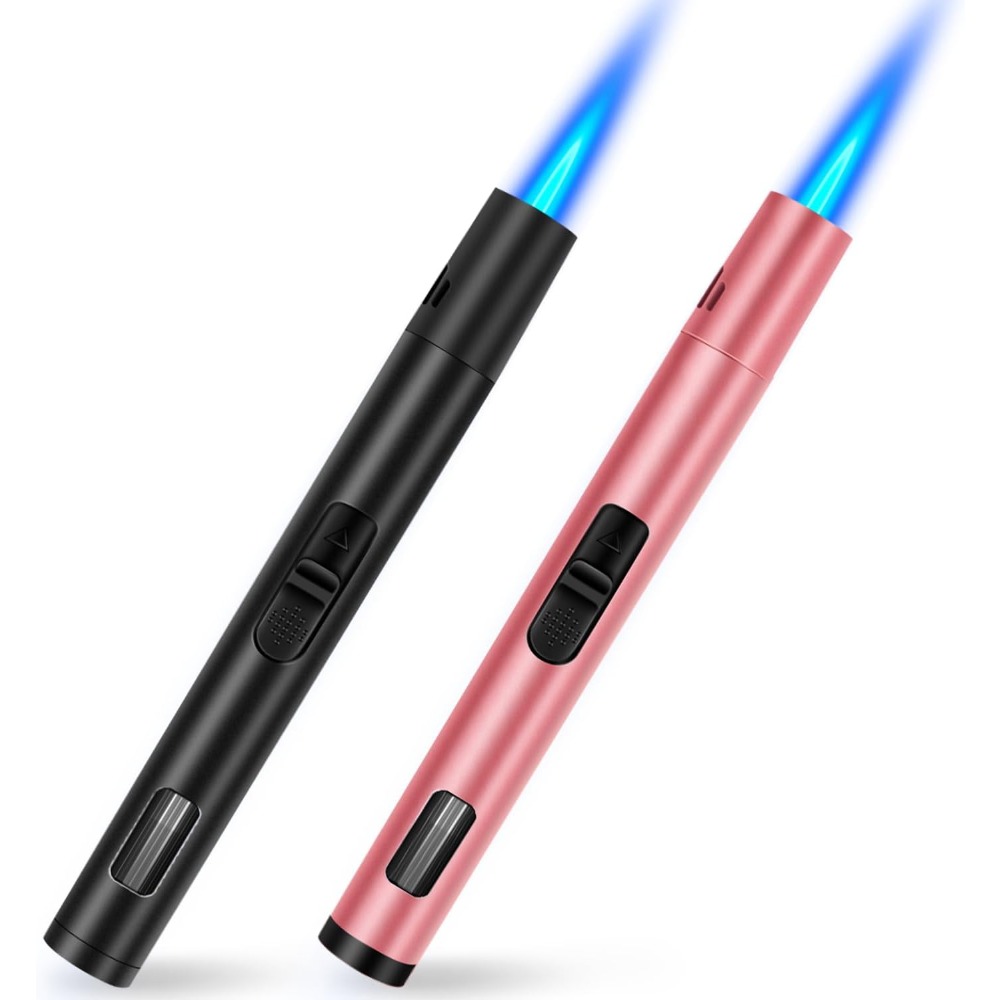 Lighter Windproof - Lot de 2 briquets torche coupe-vent