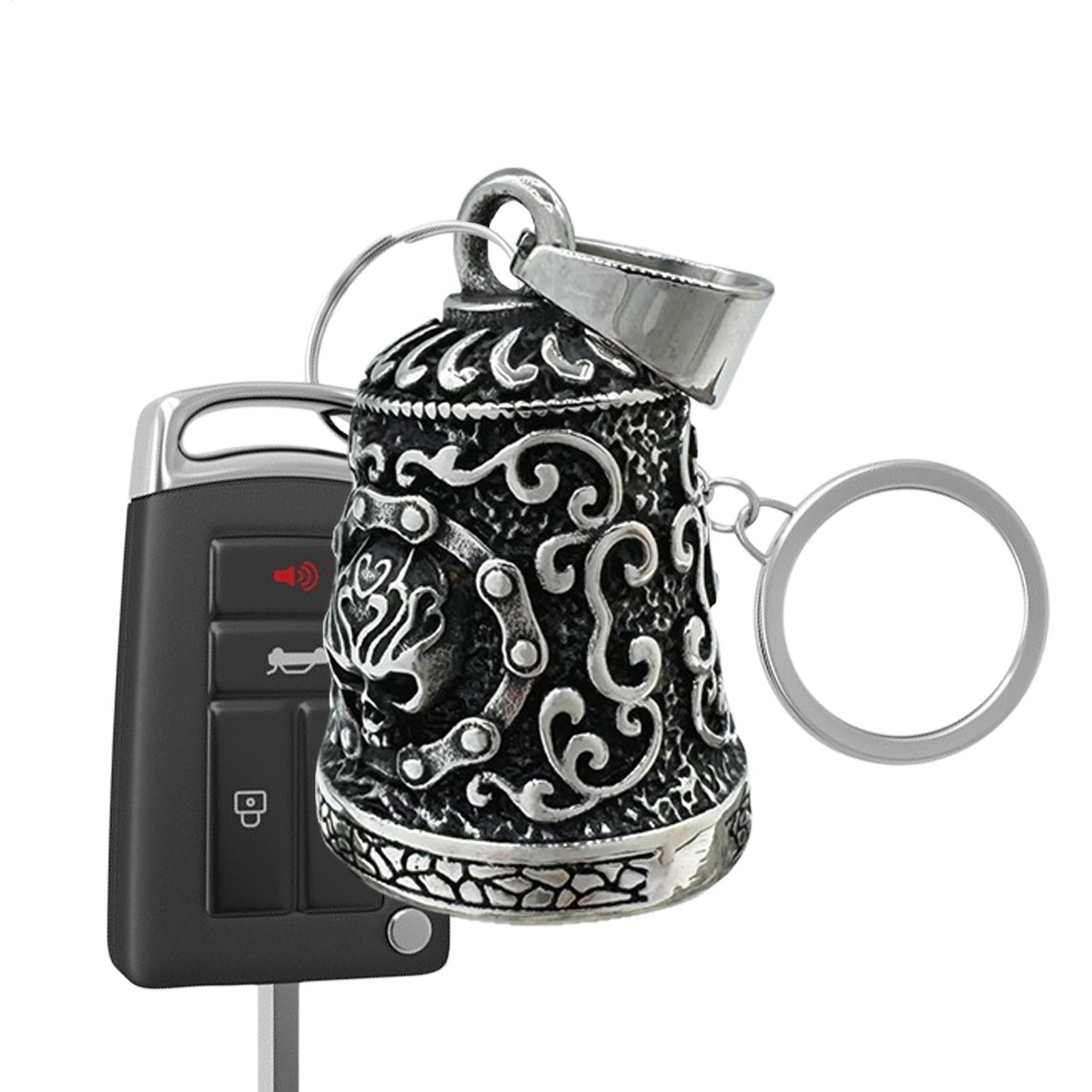 Men Accessories Chain - Breloque cloche tête de mort pour
