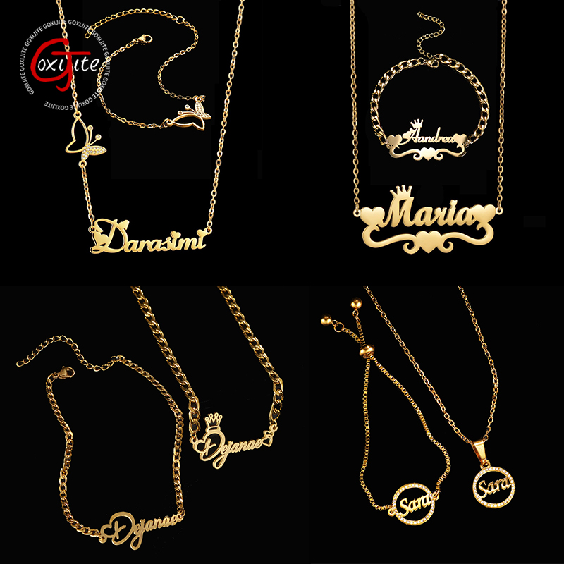 Men Accessories Gift Set - Goxijite personnaliser nom collier un ensemble