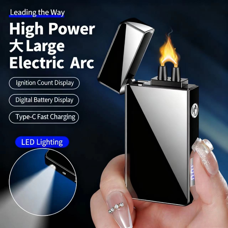 Lighter Windproof - Technologie noire innovante, affichage de la