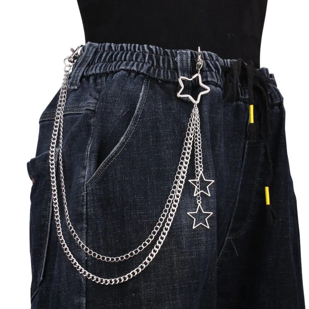 Men Accessories Chain - Chaîne de pantalon à pendentif étoile