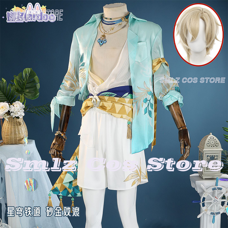 Men'S Accessories Anime - Costume de cosplay Game Aventurine Honkai:Star