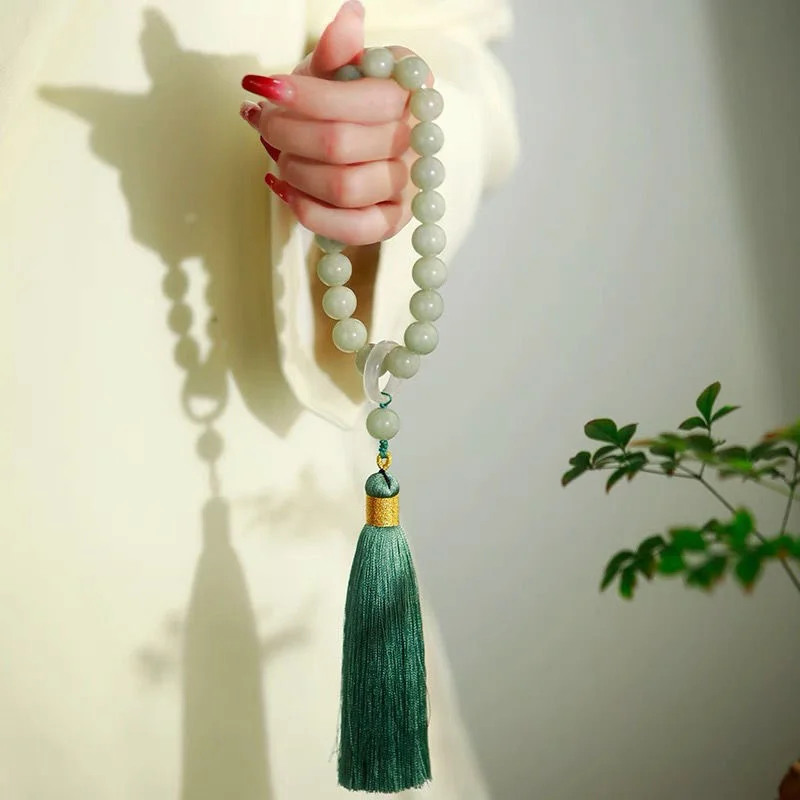 Bracelet Beaded Men - Collier et Bracelet à Pompon en