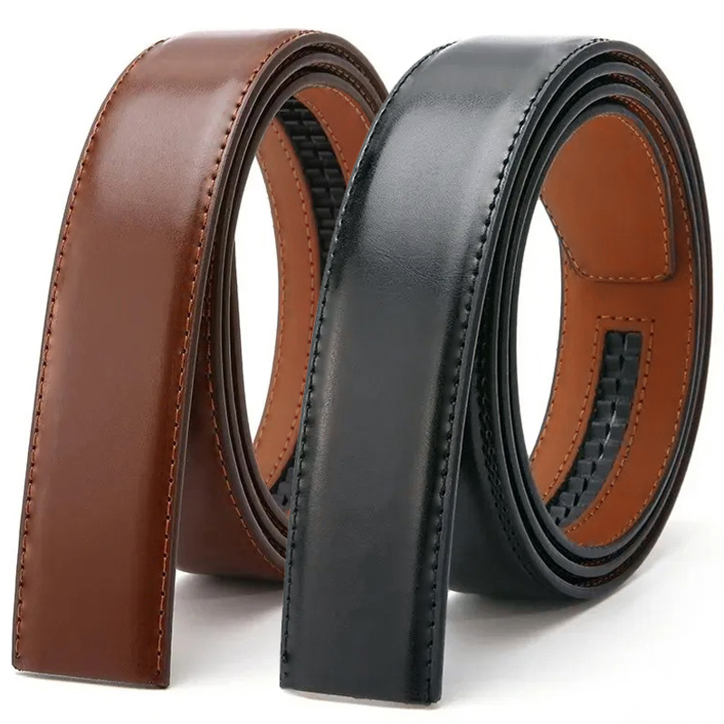 Men'S Accessories On Sale - Bande de ceinture en cuir véritable