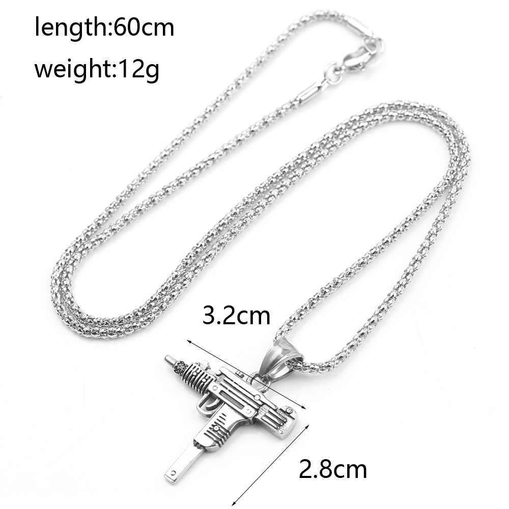 Pendentif Collier Pistolet Mit - Men'S Accessories Jewelry avis et prix