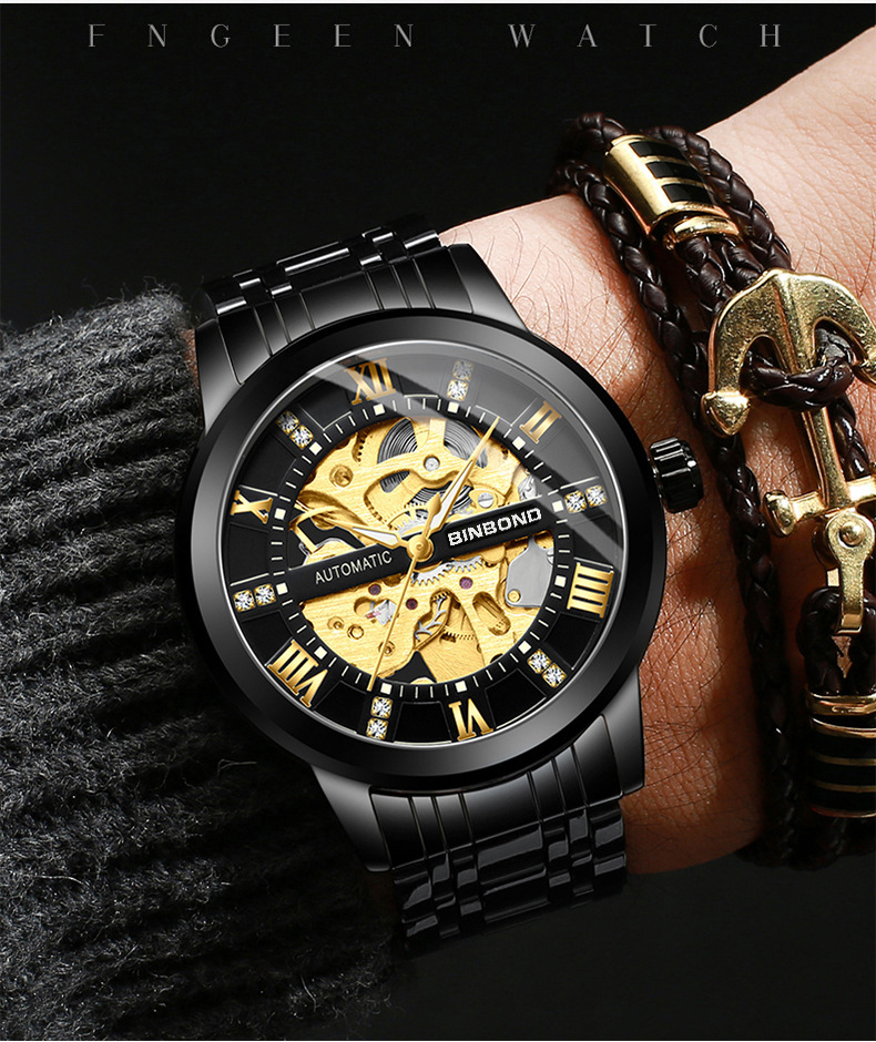 Bindond hommes montres mécaniq - Men'S Accessories Luxury Brands avis et prix