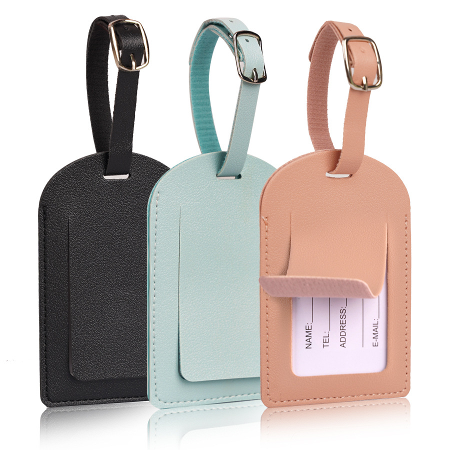 Étiquettes de bagage en cuir P - Men Accessories Name avis et prix