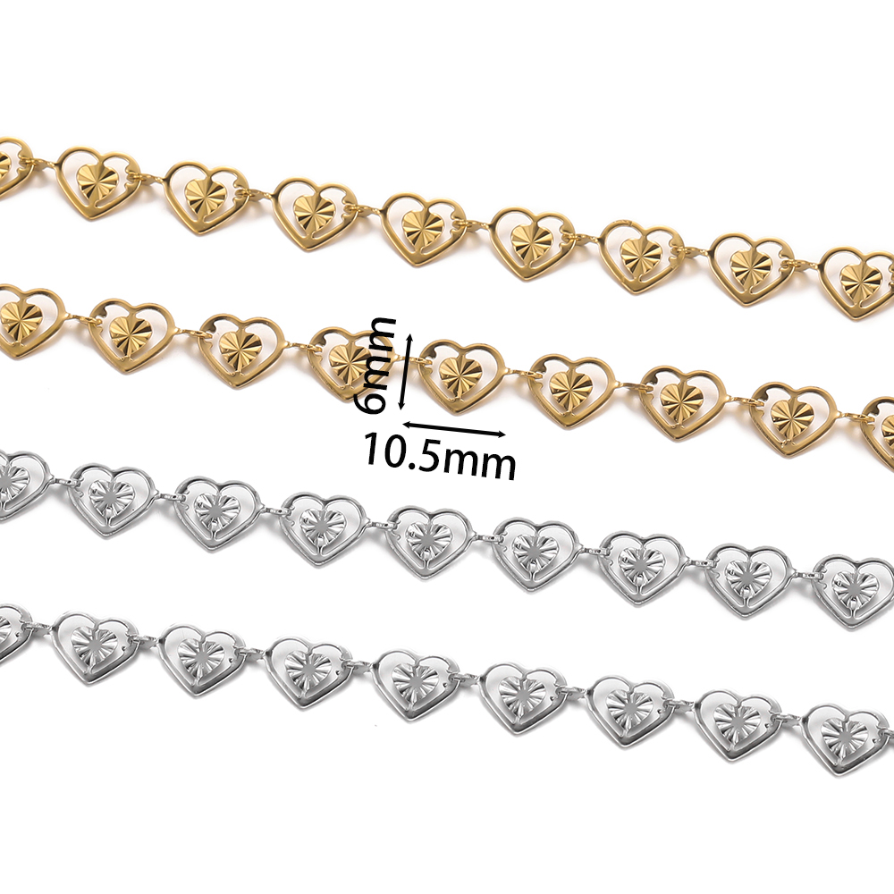 Chaînes Double cœur de pêche e - Men Accessories Chain avis et prix