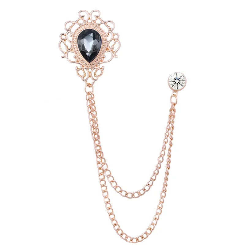 Épingle à revers en cristal st - Men Accessories Chain avis et prix