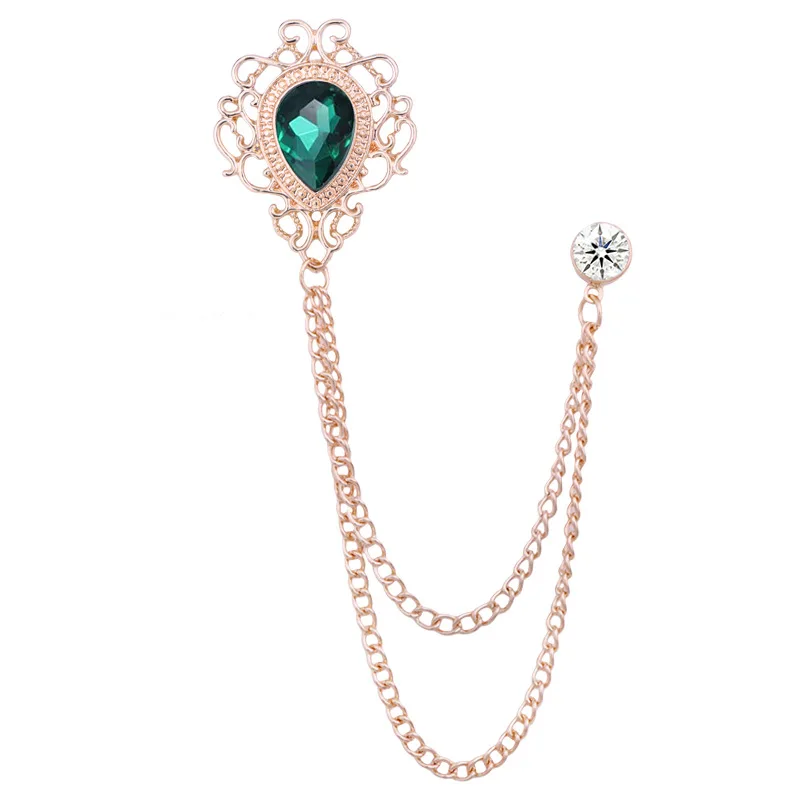 Épingle à revers en cristal st - Men Accessories Chain avis et prix