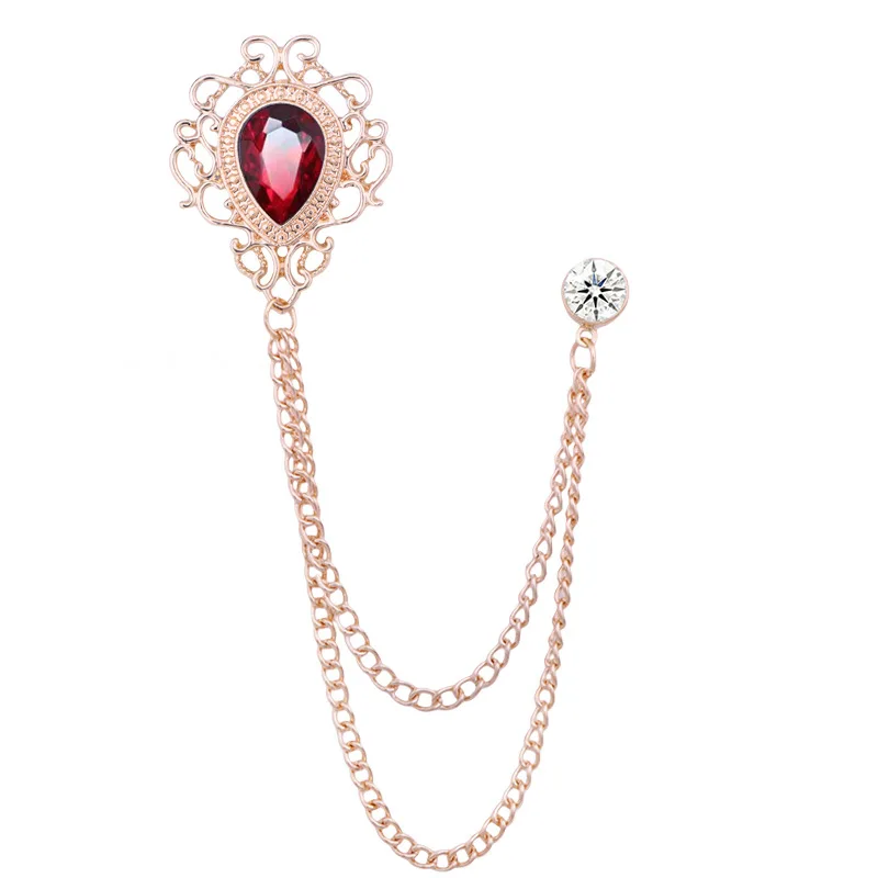 Épingle à revers en cristal st - Men Accessories Chain avis et prix