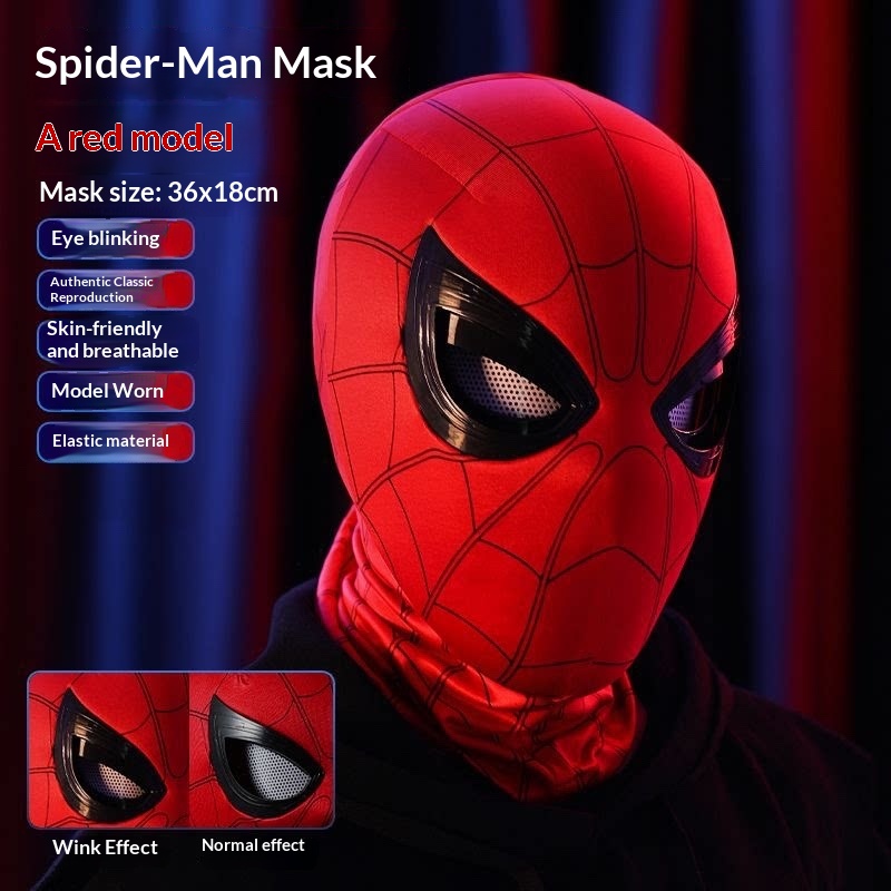 Masque Spider-Man avec yeux mo - Men'S Accessories Designer avis et prix