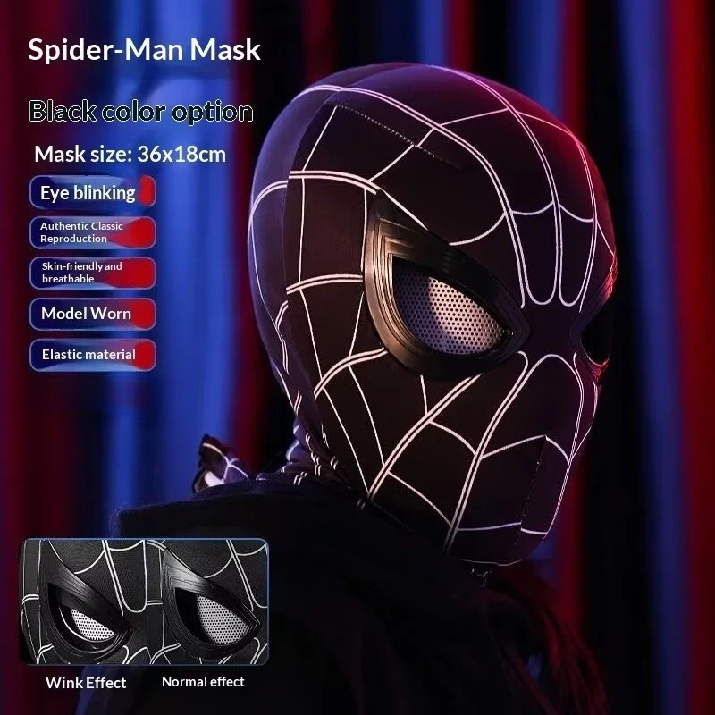 Masque Spider-Man avec yeux mo - Men'S Accessories Designer avis et prix