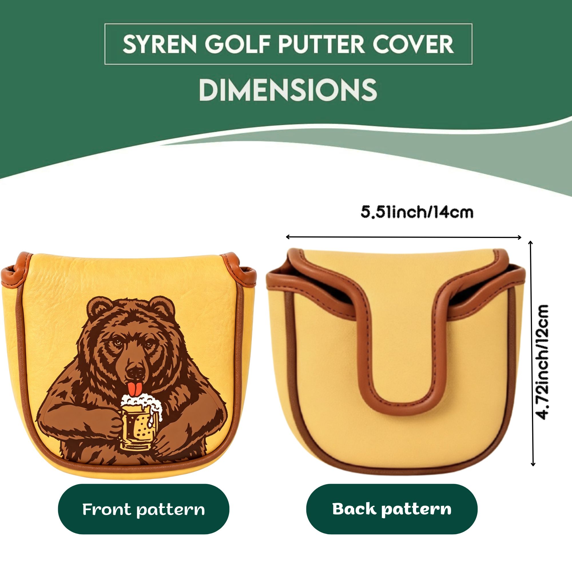 Housse de putter de golf brodé - Men Accessories Usa avis et prix