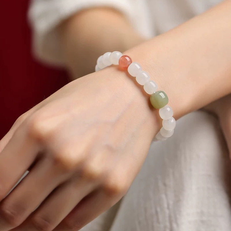 Bracelet en jade Hetian nature - Bracelet Beaded Men avis et prix