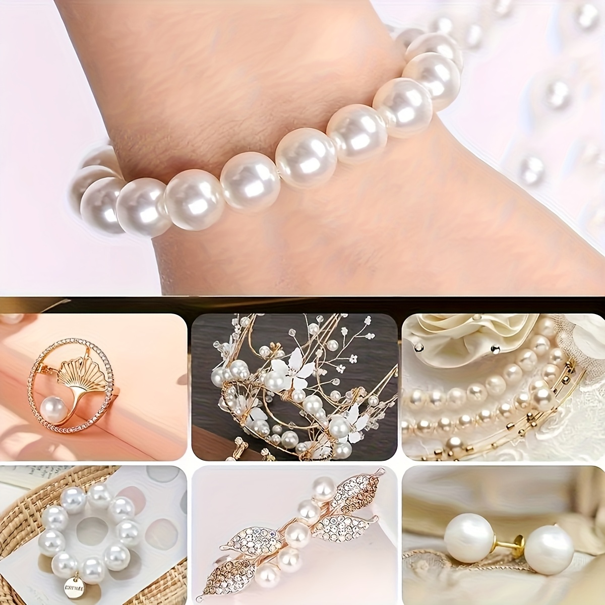 1388 pièces de perles rondes c - Bracelet Beaded Men avis et prix