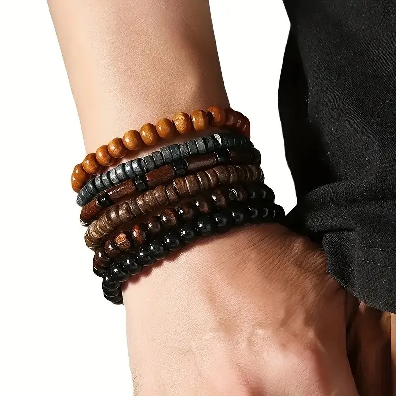Ensemble de bracelets élastiqu - Bracelet Beaded Men avis et prix