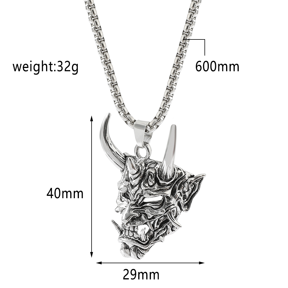 Collier pendentif masque de dé - Men'S Accessories Jewelry avis et prix