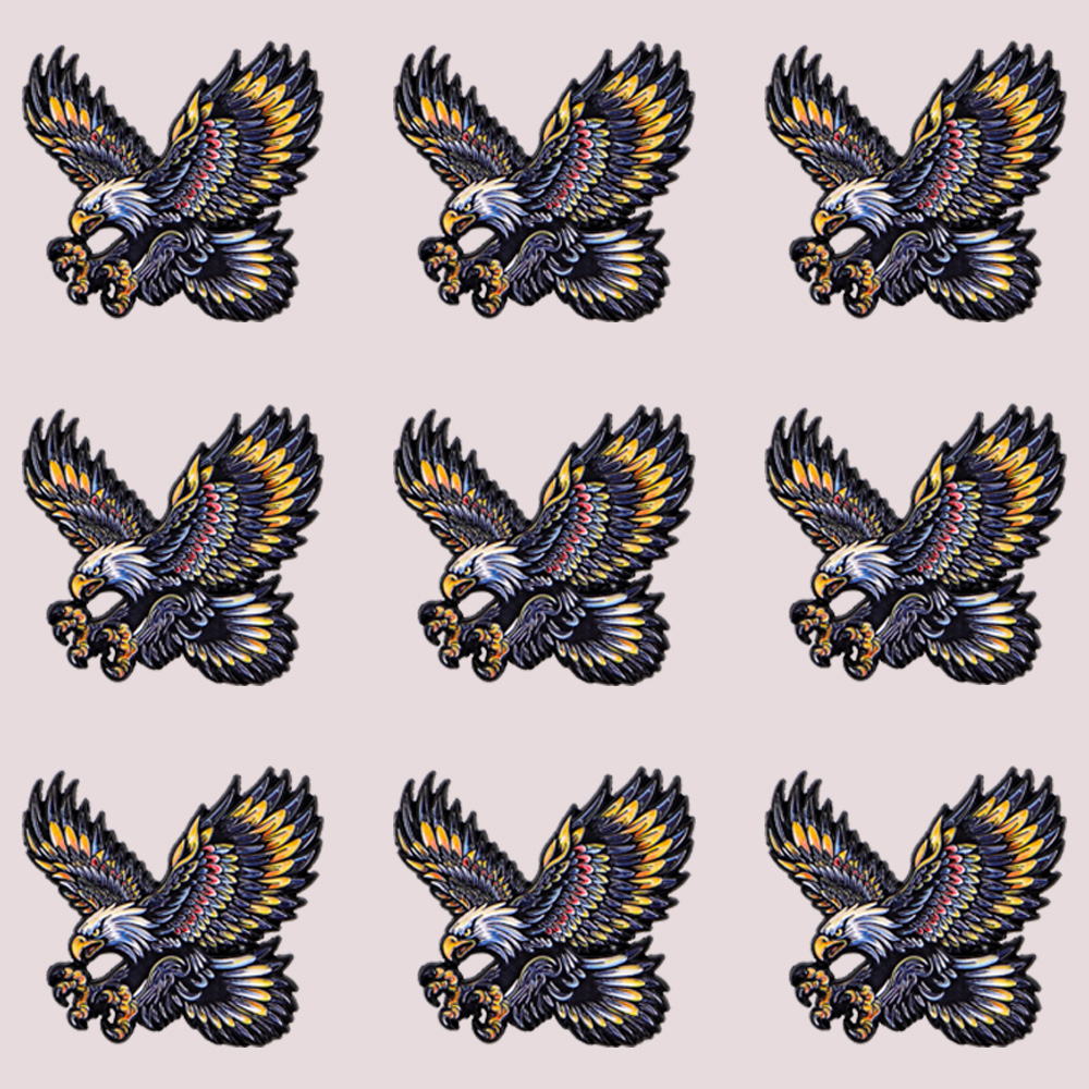 9 badges en émail Flying Eagle - Men'S Accessories Jewelry avis et prix