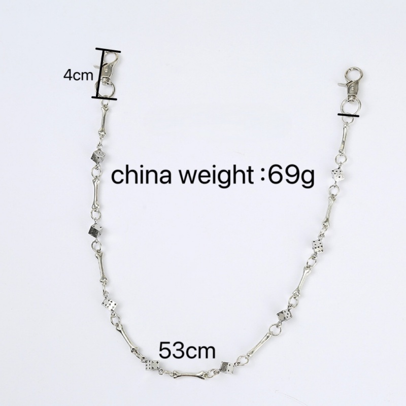 Chaîne de pantalon de dés d'os - Men Accessories Chain avis et prix