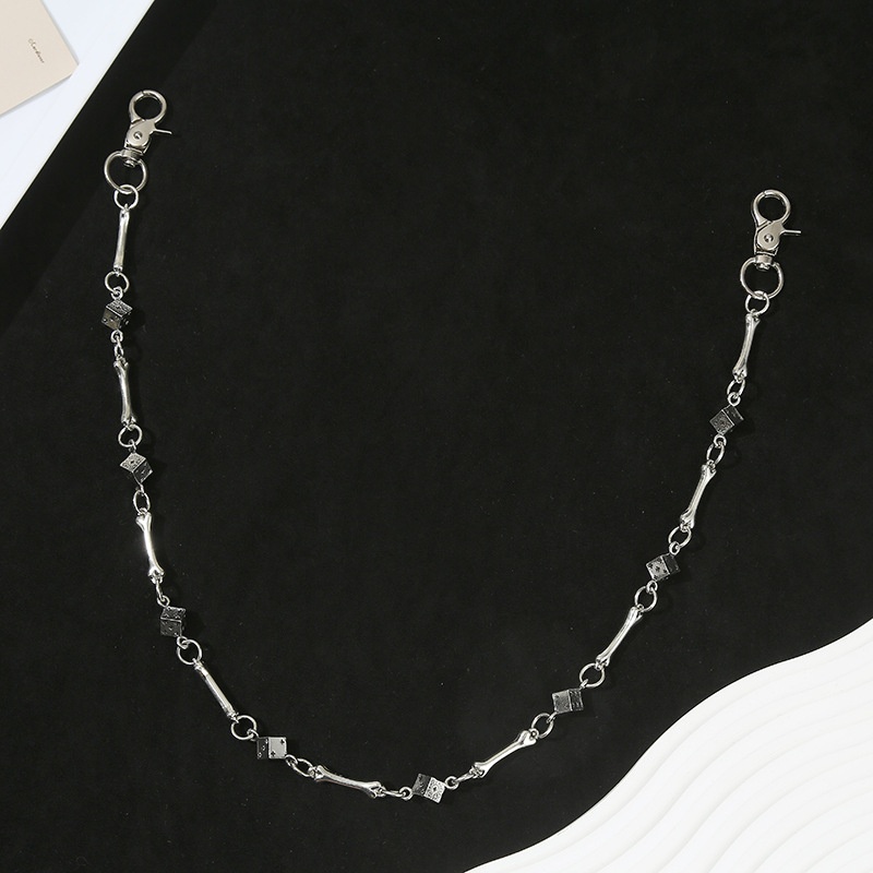 Chaîne de pantalon de dés d'os - Men Accessories Chain avis et prix