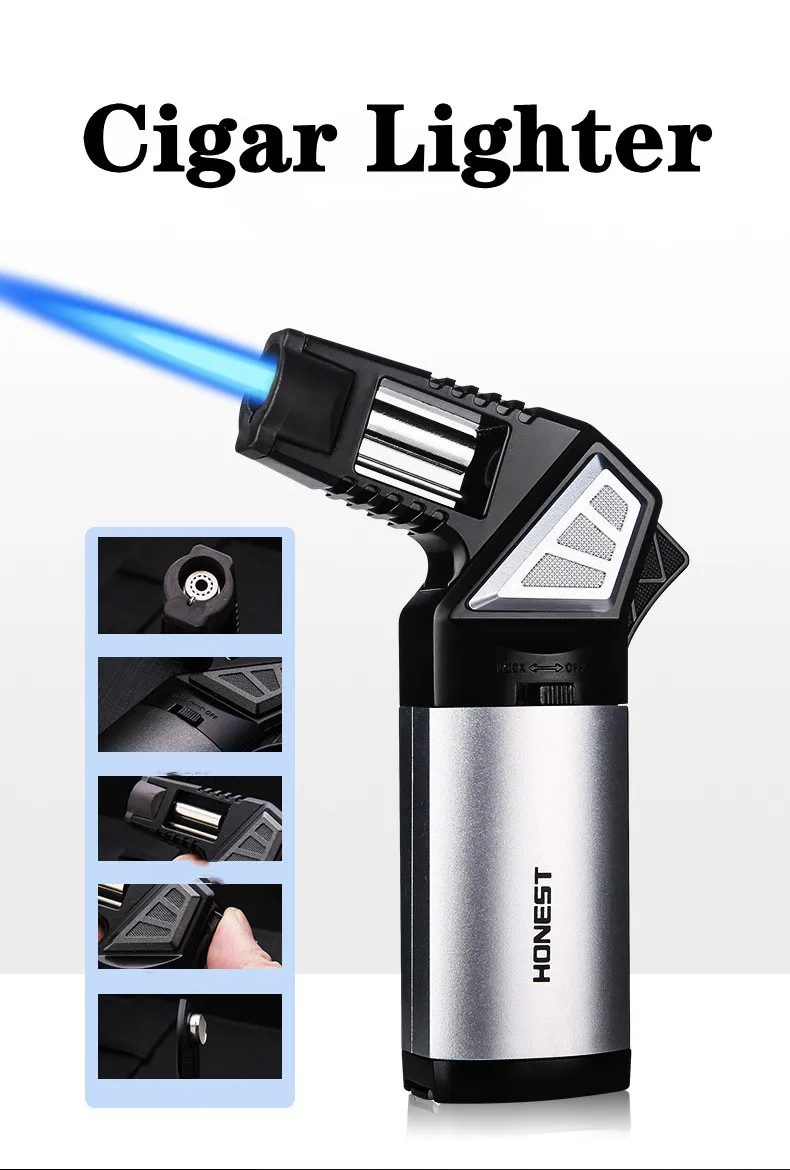 Briquet à gaz Butane en métal  - Lighter Windproof avis et prix